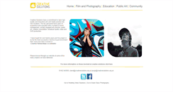 Desktop Screenshot of creativesolutions.org.uk