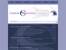 Tablet Screenshot of creativesolutions.co.uk