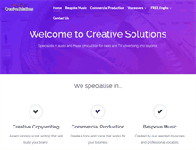 Tablet Screenshot of creativesolutions.la