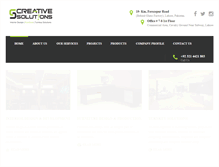 Tablet Screenshot of creativesolutions.pk